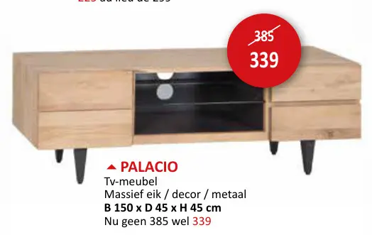 Offre: PALACIO Tv-meubel