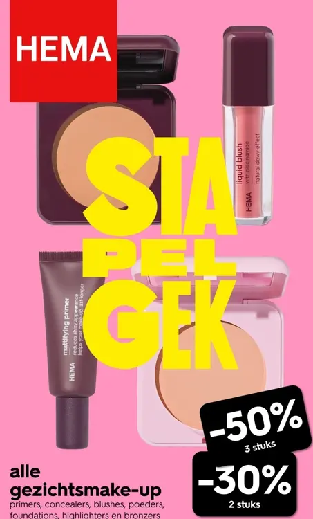 Aanbieding: gezichtsmake-up