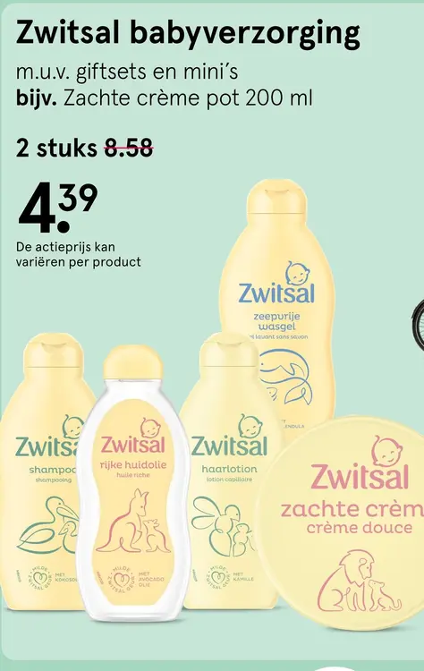 Aanbieding: babyverzorging