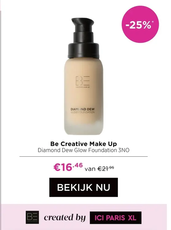 Aanbieding: Diamond Dew Glow Foundation 3NO