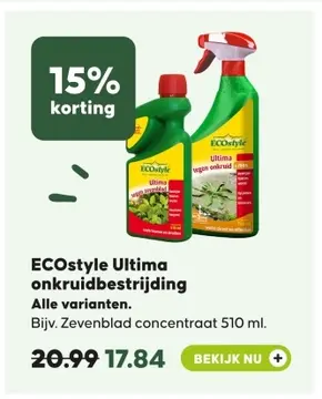Aanbieding: Ultima onkruidbestrijding
