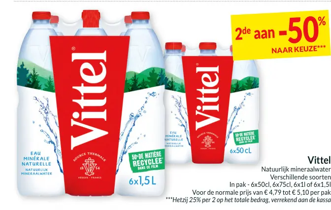 Promotie: Vittel Natuurlijk mineraalwater
