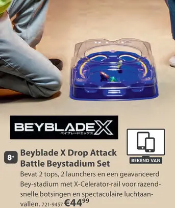 Aanbieding: Beyblade bxx drop attack battle set