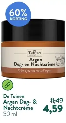 Aanbieding: Argan Dag- & Nachtcrème