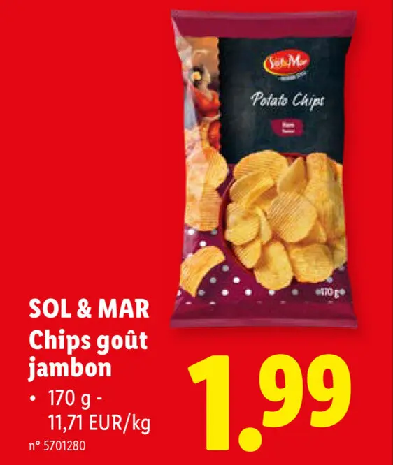 Offre: Chips goût jambon
