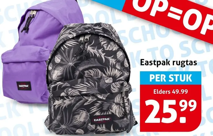 Aanbieding: Eastpak rugtas