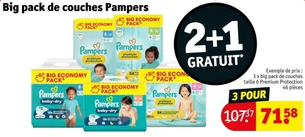 Offre: Big pack de couches