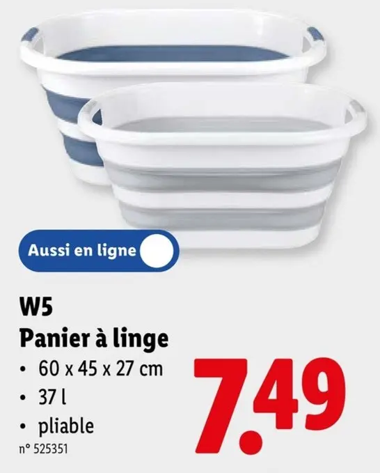 Offre: Panier à linge