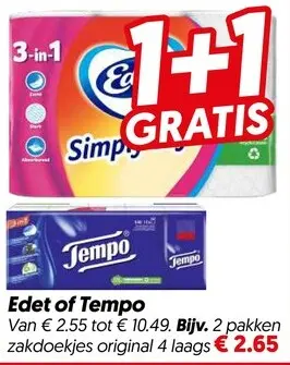 Aanbieding: Edet of Tempo