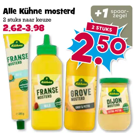 Aanbieding: Kühne mosterd