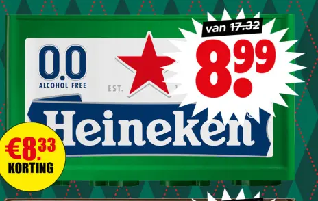 Aanbieding: Heineken 0.0 Alcohol Free