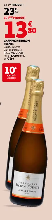 Offre: Champagne BARON FUENTE