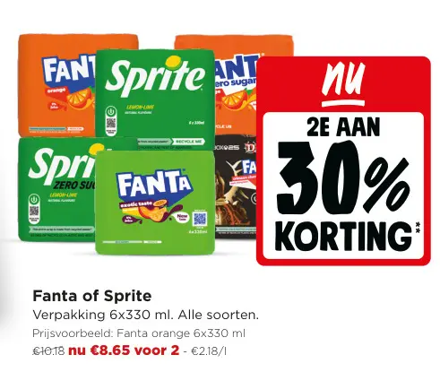 Promotie: Fanta of Sprite