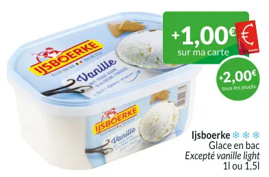 Offre: Glace en bac