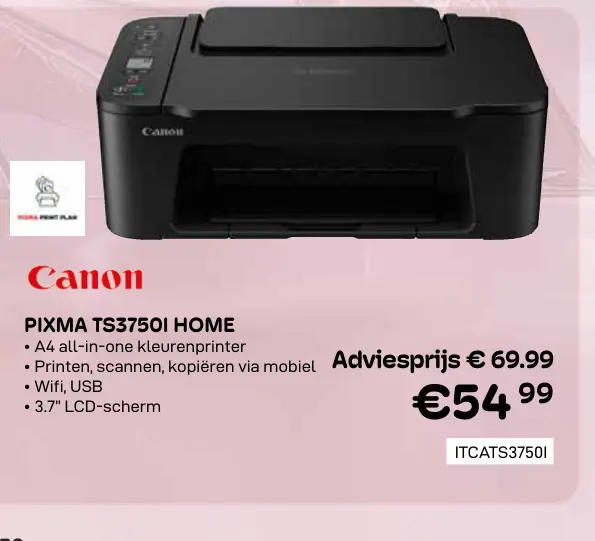 Promotie: Pixma ts3750i home