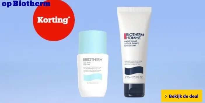 Aanbieding: Biotherm Deo Pure Roll-On and Biotherm Homme 