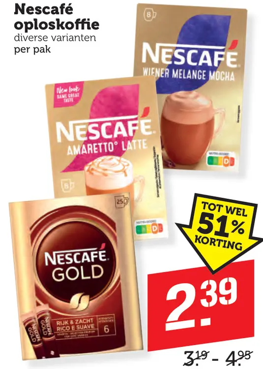 Aanbieding: Oploskoffie