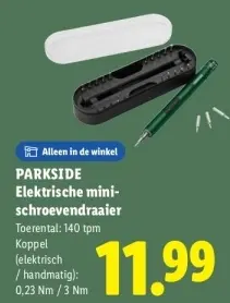 Aanbieding: Elektrische mini-schroevendraaier