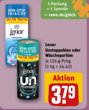Aanbieding: Lenor Unstoppables oder Wäscheparfüm