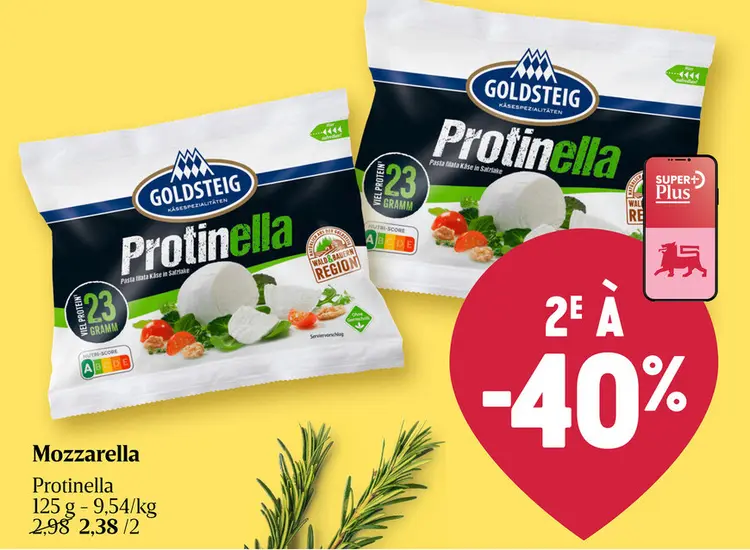 Offre: Mozzarella Protinella