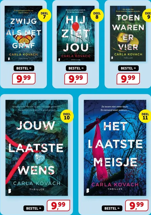 Aanbieding: Carla Kovach boeken