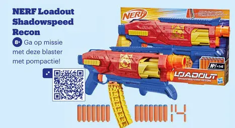 Aanbieding: NERF Loadout Shadowspeed Recon