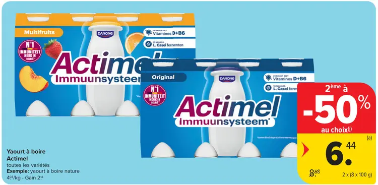 Offre: Yaourt à boire Actimel