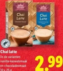 Aanbieding: Chai latte