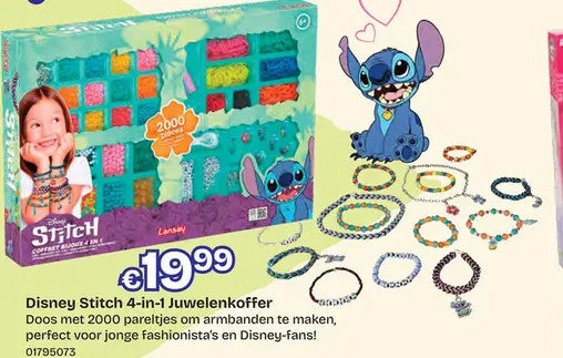 Aanbieding: Disney Stitch 4-in-1 Juwelenkoffer