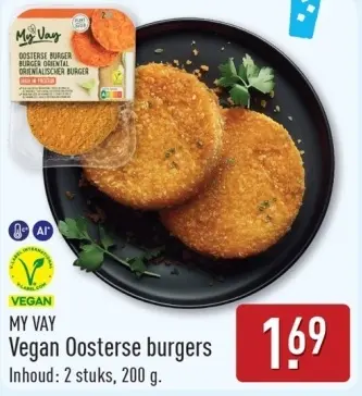 Aanbieding: Vegan Oosterse burgers
