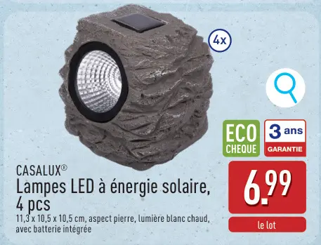 Offre: Lampes LED à énergie solaire