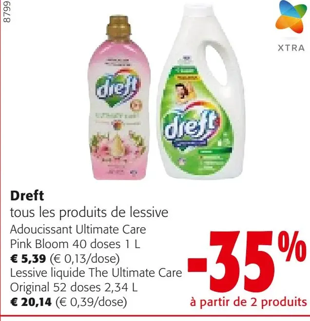 Offre: Dreft tous les produits de lessive