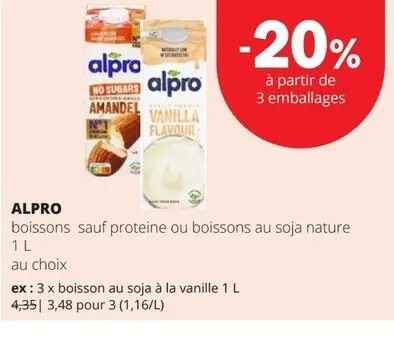 Offre: Boissons