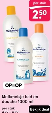 Aanbieding: Melkmeisje bad en douche