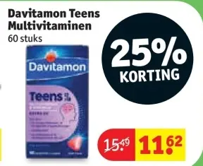 Promotie: Davitamon Teens Multivitaminen