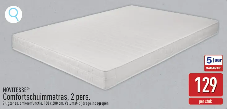 Promotie: Comfortschuimmatras
