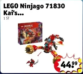 Aanbieding: LEGO Ninjago 71830 Kai's Mechastormvoertuig