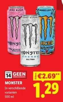 Aanbieding: Monster