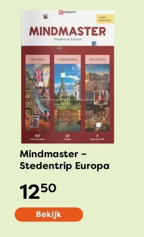 Aanbieding: Mindmaster - Stedentrip Europa