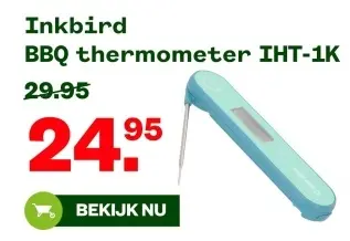 Aanbieding: Inkbird BBQ thermometer IHT-1K
