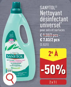 Offre: Nettoyant désinfectant universel