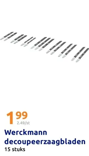 Aanbieding: Werckmann decoupeerzaagbladen