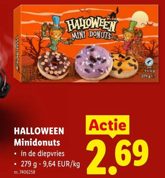 Promotie: Halloween Minidonuts