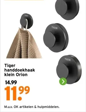 Aanbieding: handdoekhaak klein Orion