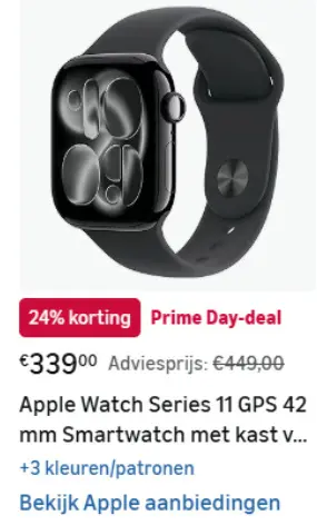 Aanbieding: Apple Watch Series 11 GPS