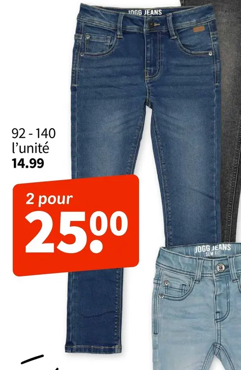 Offre: Jogg jeans