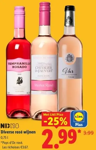 Aanbieding: Diverse rosé wijnen