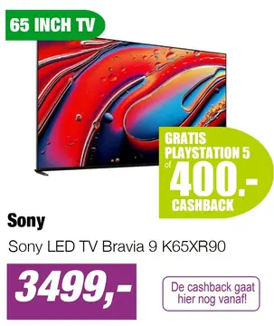 Aanbieding: Sony LED TV Bravia 9 K65XR90