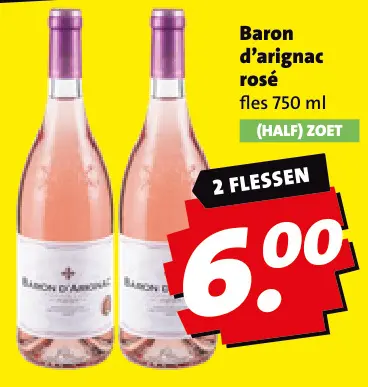 Aanbieding: Baron d'arignac rosé