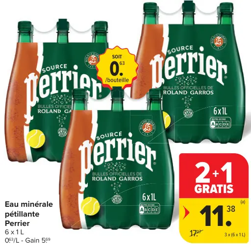 Offre: Eau minérale pétillante